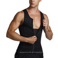 Camisas de compressão para homens com zíper quente emagrecedor de suor muscular Muscle Shaper Vest Shapers Shapers Shapers